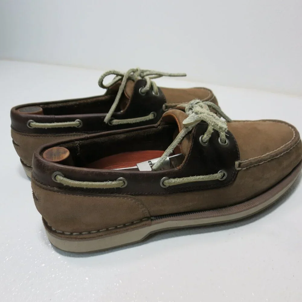 Rockport Dirty Nubuck Leather Boat Deck Men's Footwear Casual Comfort Shoes 8